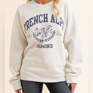 Desert Dreamer Women's Cream Graphic Sweater Sz L